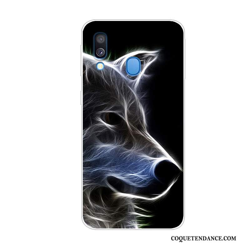 Huawei Y7 2019 Coque Incassable Protection Silicone Animal Personnalité