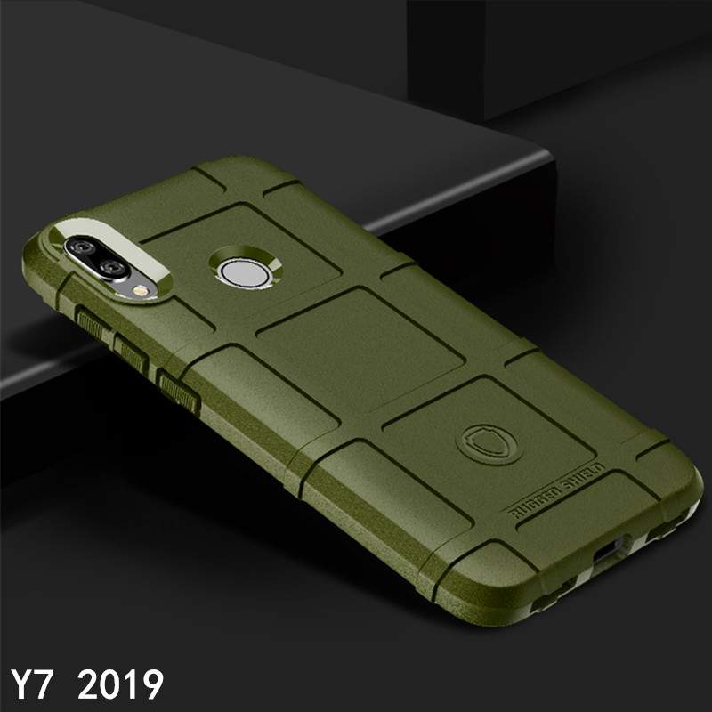 Huawei Y7 2019 Coque Étui Créatif Personnalité Vert De Téléphone