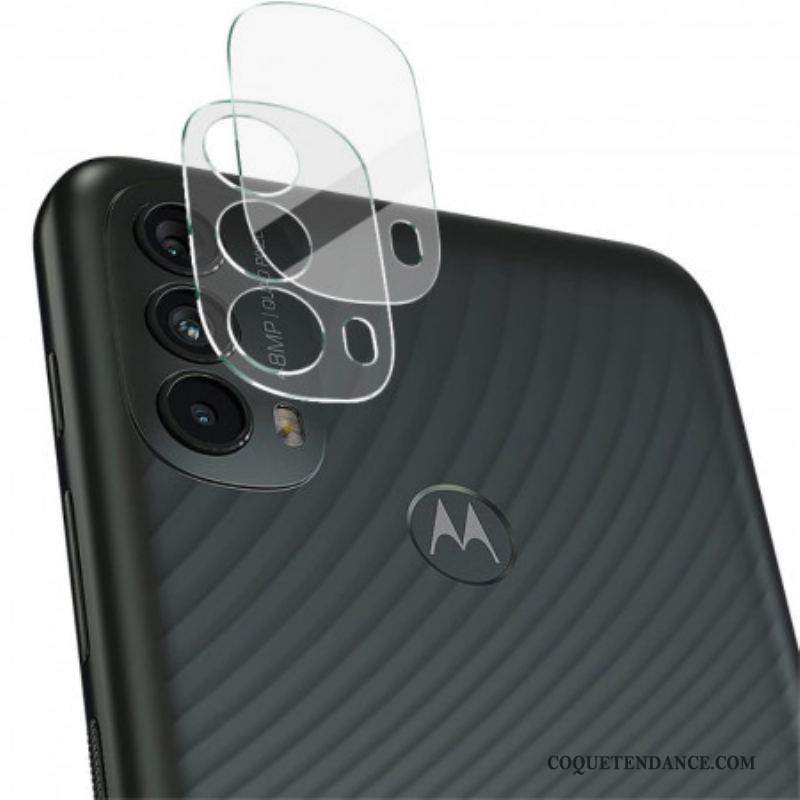 Lentille de Protection IMAK en Verre Trempé pour Moto E40 / E30 / E20