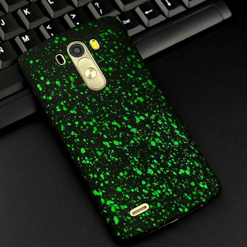 Lg G3 Coque Ciel Étoilé Incassable Très Mince Vert Difficile