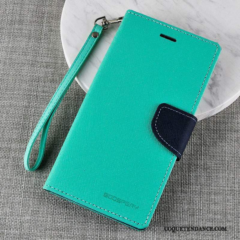 Lg G4 Coque Protection Vert Portefeuille De Téléphone Incassable