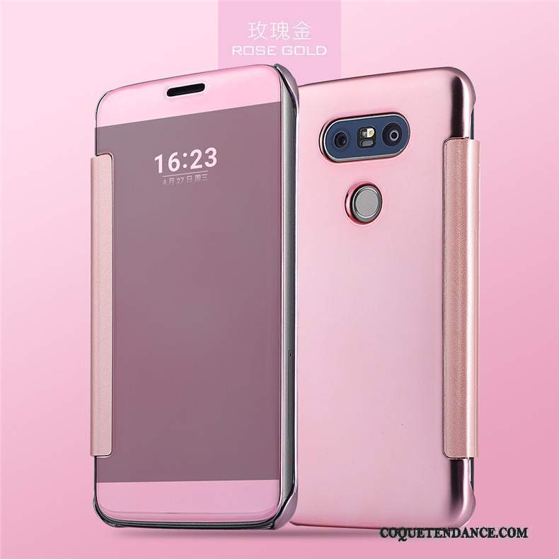 Lg G5 Coque Incassable Rose De Téléphone Étui Protection