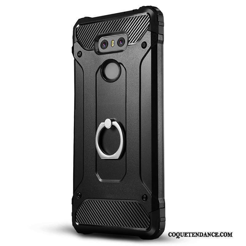 Lg G6 Coque Tout Compris Protection Personnalité Anneau Incassable