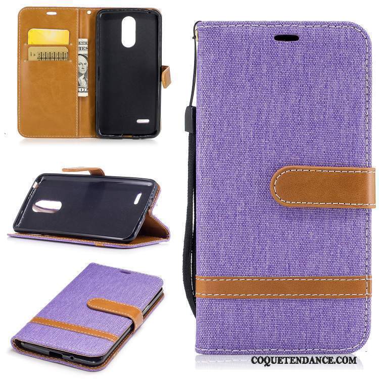 Lg K4 2017 Coque Art Housse Support Violet Étui