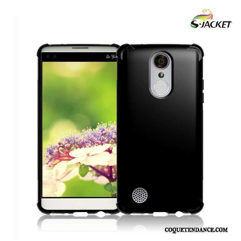 Lg K8 2017 Coque Étui Antidérapant Protection Noir Fluide Doux