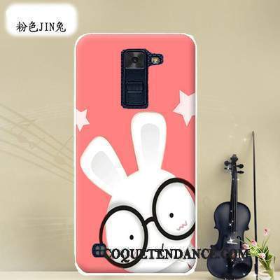 Lg K8 Coque Fluide Doux Incassable Dessin Animé Silicone