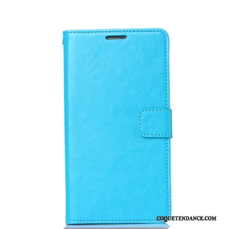 Lg Nexus 5x Coque Étui Étui En Cuir Protection Bleu