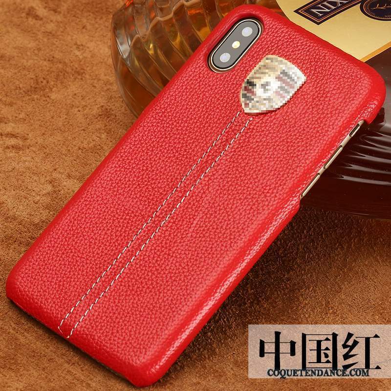 Lg V30s Tinq Coque Protection Rouge Étui En Cuir Bovins