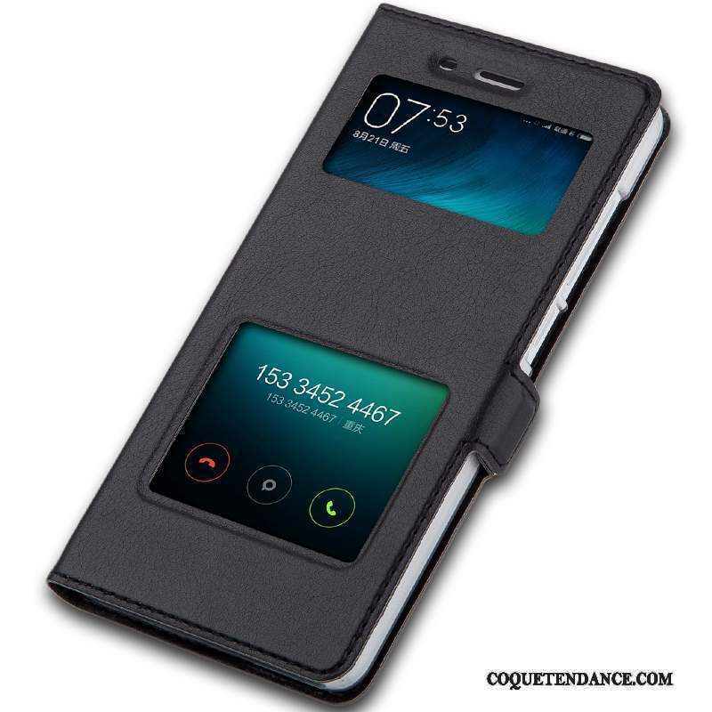 Mi 4 Coque Étui En Cuir Simple Tendance Protection De Téléphone