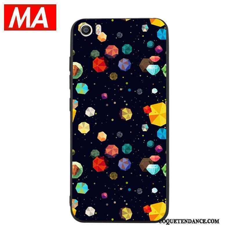 Mi 5 Coque Multicolore Créatif De Téléphone Étui Abstrait