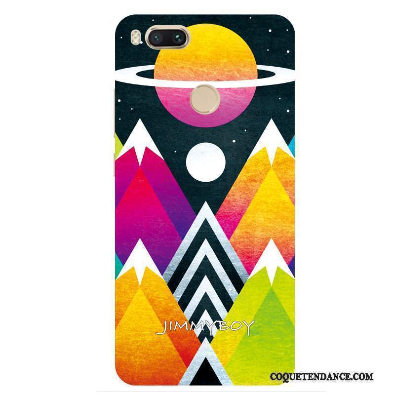 Mi 5x Coque Difficile Petit Couleur De Téléphone Multicolore