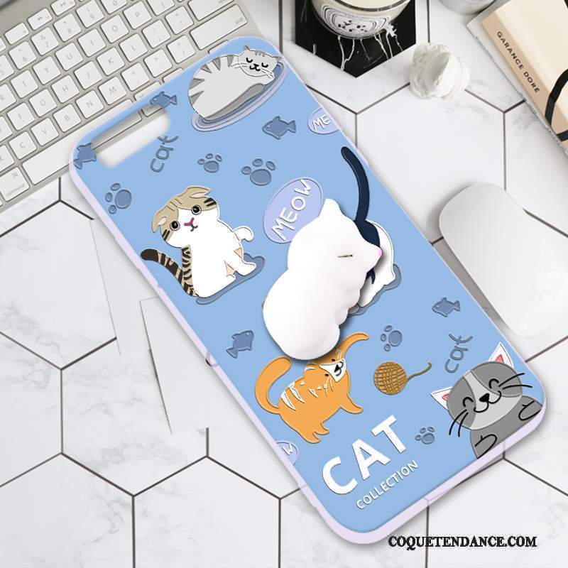 Mi 6 Coque Bleu Clair Personnalité Dimensionnel Incassable Tendance