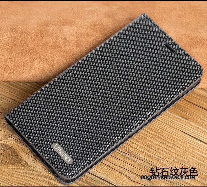 Mi 6 Coque Business Cuir Véritable Protection Incassable Étui En Cuir