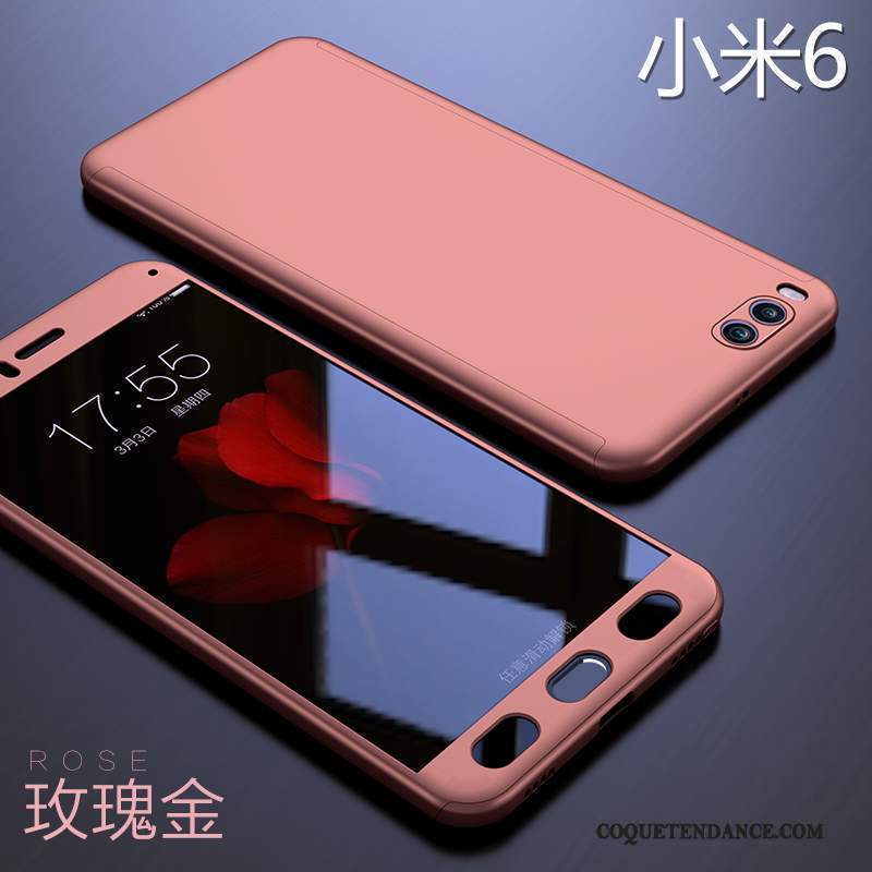 Mi 6 Coque Tendance Créatif De Téléphone Délavé En Daim Rose