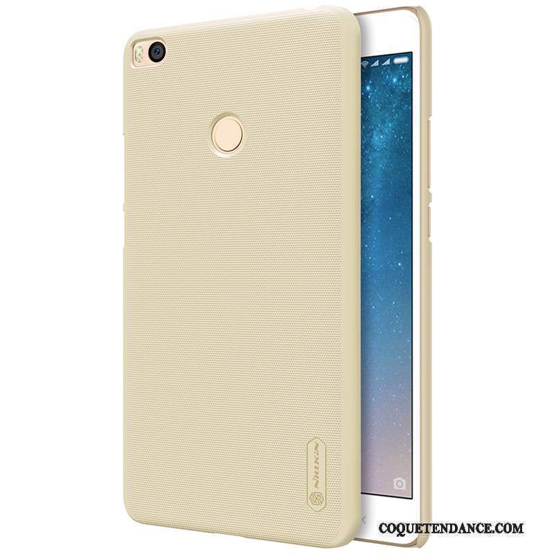 Mi Max 2 Coque Difficile Étui Or Délavé En Daim Petit