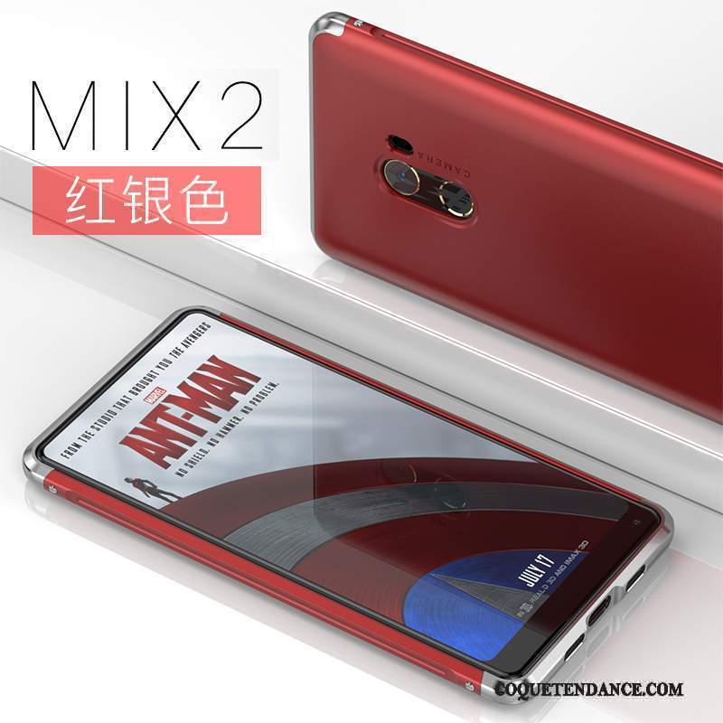 Mi Mix 2 Coque Étui Petit Métal Protection