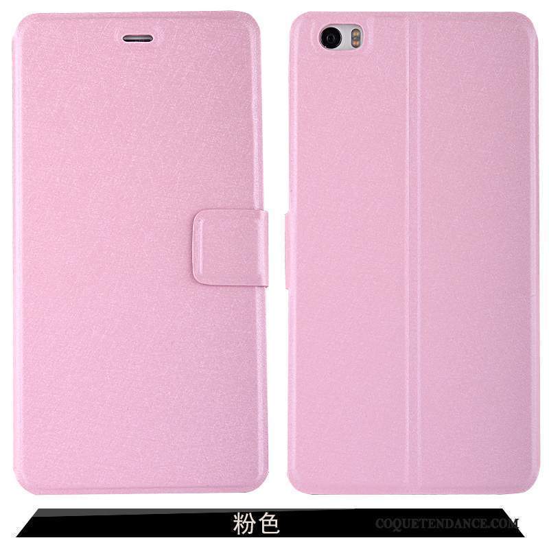 Mi Note 2 Coque De Téléphone Petit Rose Étui En Cuir Protection