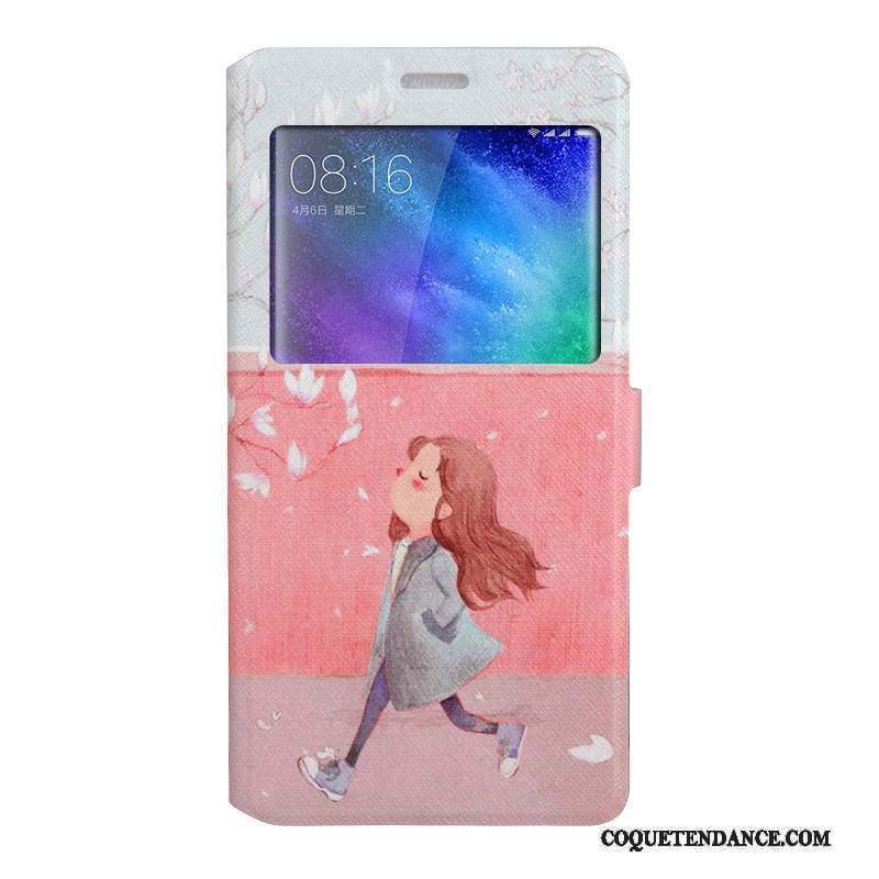 Mi Note 2 Coque Protection Ouvrir La Fenêtre Tendance Dessin Animé Peinture