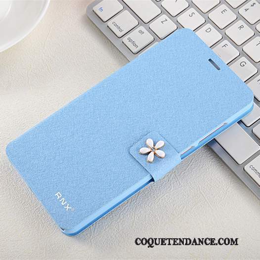 Mi Note 3 Coque Protection Incassable Tout Compris Étui En Cuir Bleu