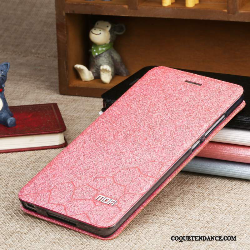 Mi Note Coque Protection Étui Rose Étui En Cuir De Téléphone