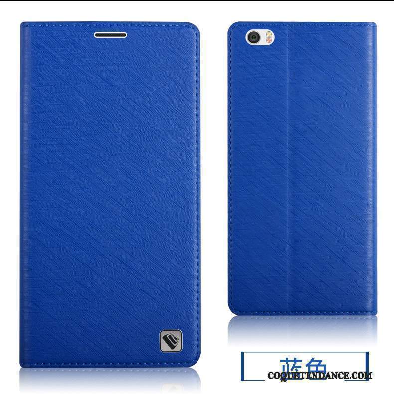 Mi Note Coque Silicone Couvercle Arrière Bleu Étui En Cuir