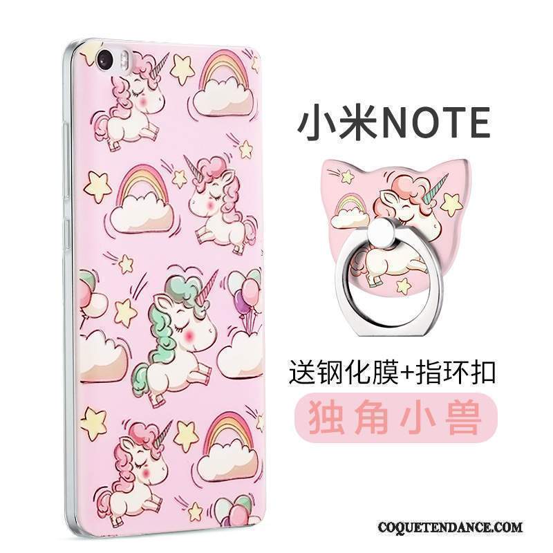 Mi Note Coque Tendance Fluide Doux Protection Rose Petit