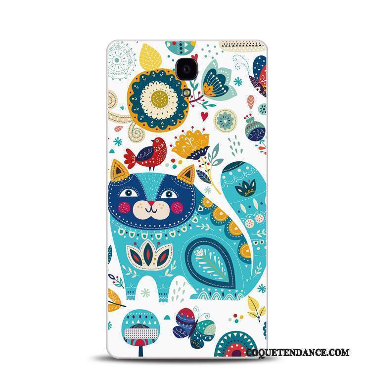 Mi Note Coque Tout Compris Fleurs Lion Petit Support