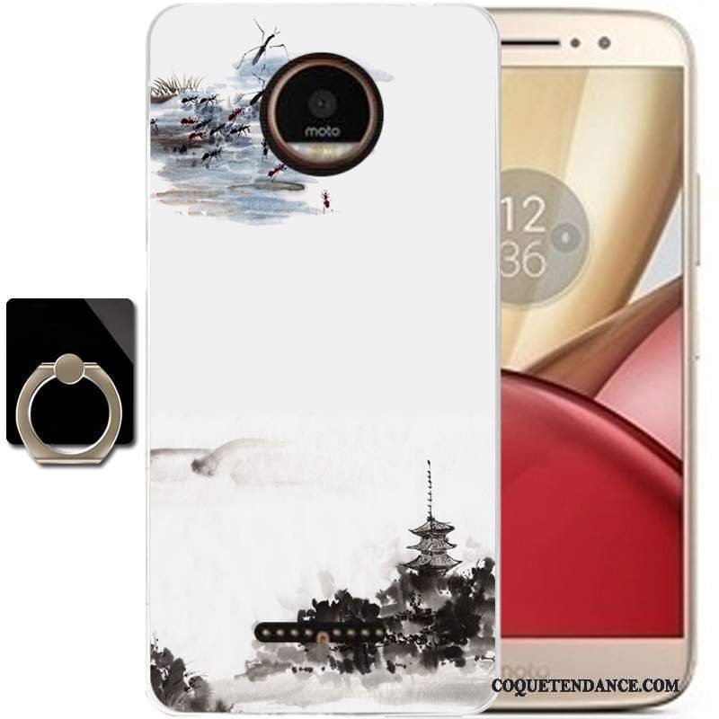 Moto C Coque Transparent Fluide Doux Étui De Téléphone Silicone