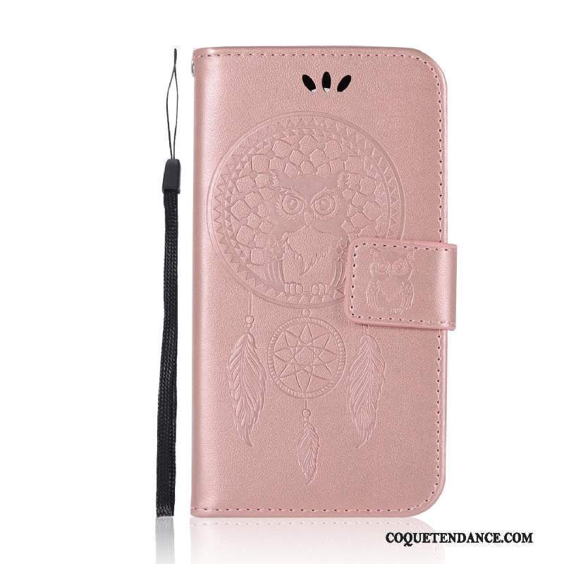 Moto G4 Play Coque Mesh Vent Étui En Cuir Rose Chat