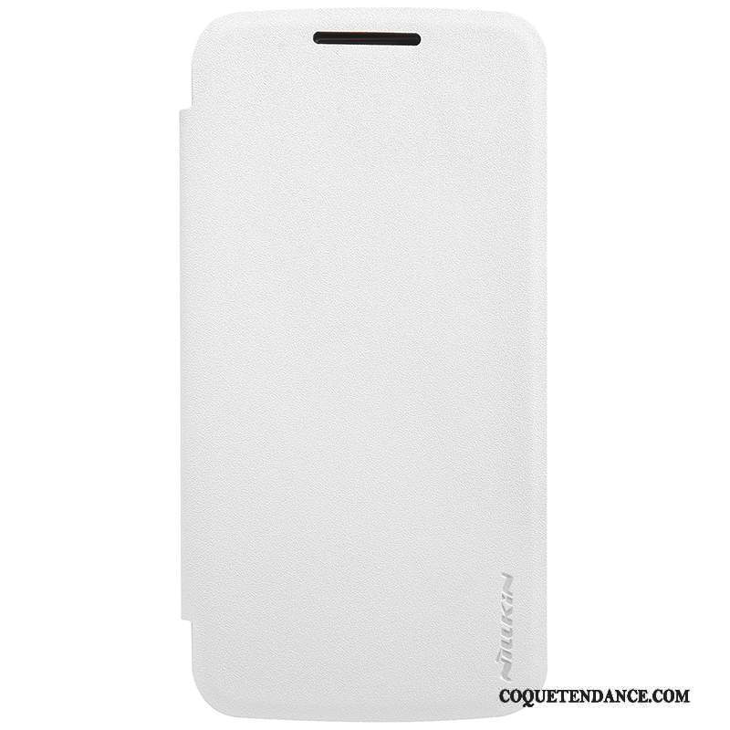 Moto G4 Play Coque Or Étui Protection Blanc Étui En Cuir