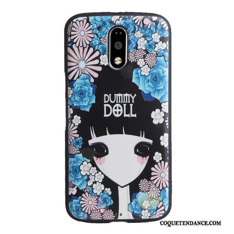 Moto G4 Play Coque Tendance Gaufrage Fluide Doux De Téléphone Étui