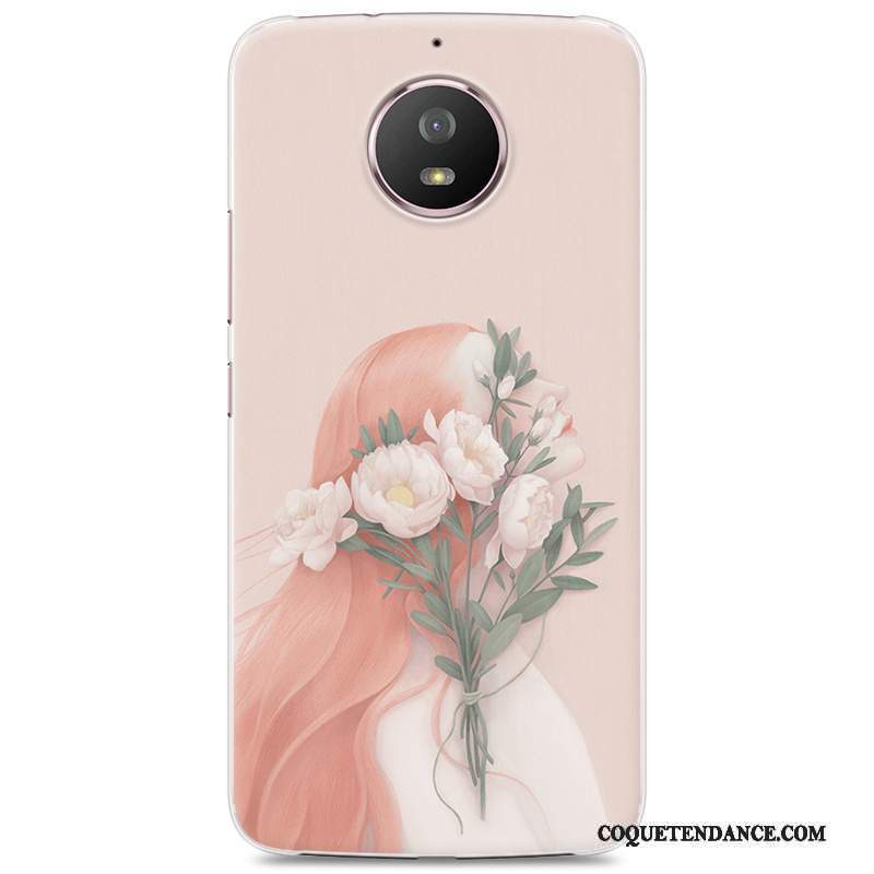 Moto G5s Coque Tout Compris Protection De Téléphone Rose Incassable