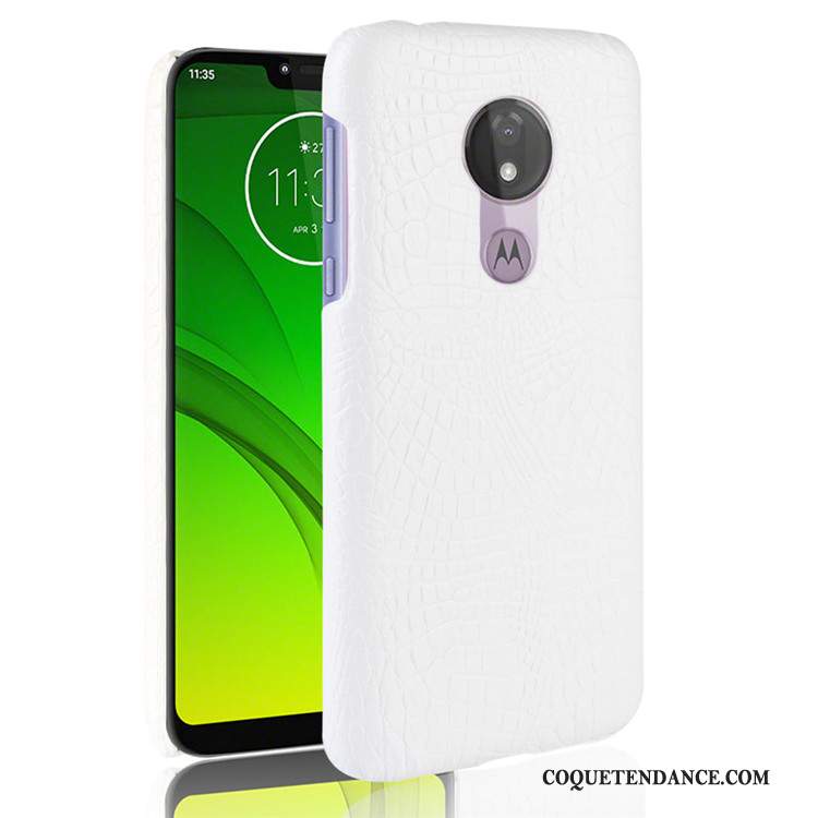 Moto G7 Power Coque De Téléphone Blanc Business Étui Créatif