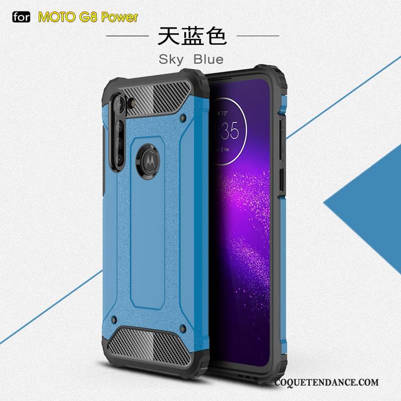 Moto G8 Power Coque De Téléphone Difficile Incassable Vent Protection