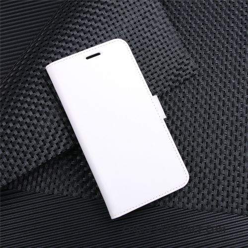 Moto G8 Power Coque Étui Blanc Protection Portefeuille Carte