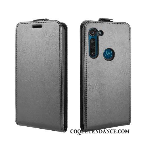 Moto G8 Power Coque Étui En Cuir De Téléphone Business Portefeuille Housse