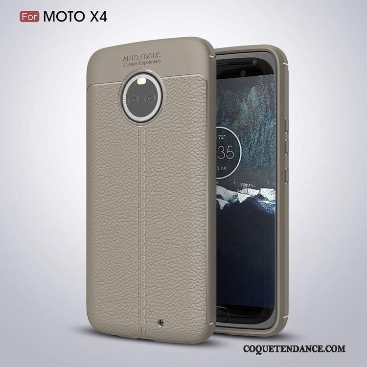 Moto X4 Coque Fluide Doux Personnalité Incassable Créatif Tout Compris