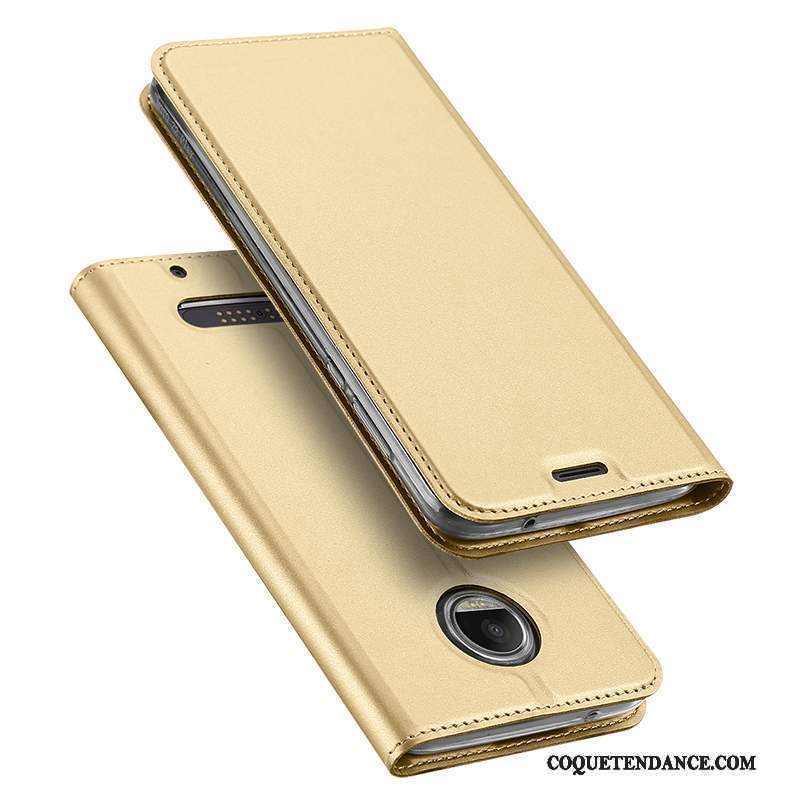Moto Z 2018 Coque Support Carte Business Or Housse