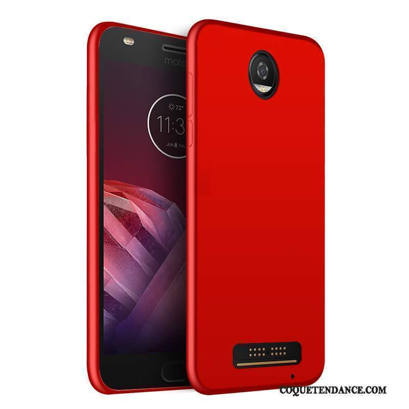 Moto Z Coque Protection De Téléphone Incassable Étui Rouge