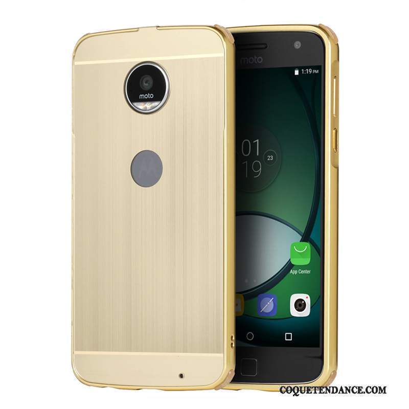 Moto Z Play Coque Métal Incassable Étui Protection