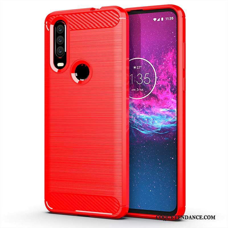 Motorola One Action Coque De Téléphone Protection Incassable Fluide Doux Soie