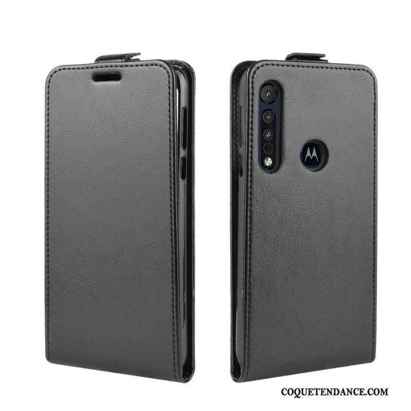 Motorola One Macro Coque Housse Incassable Étui Protection Noir