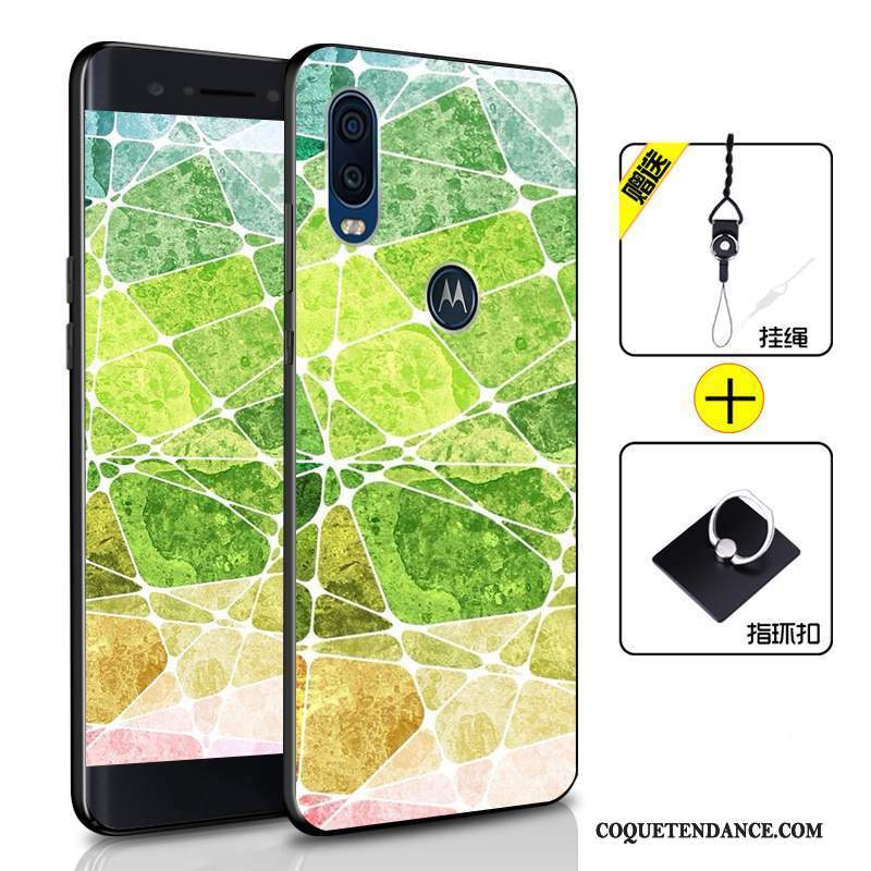 Motorola One Vision Coque Incassable Étui Fluide Doux De Téléphone Tout Compris