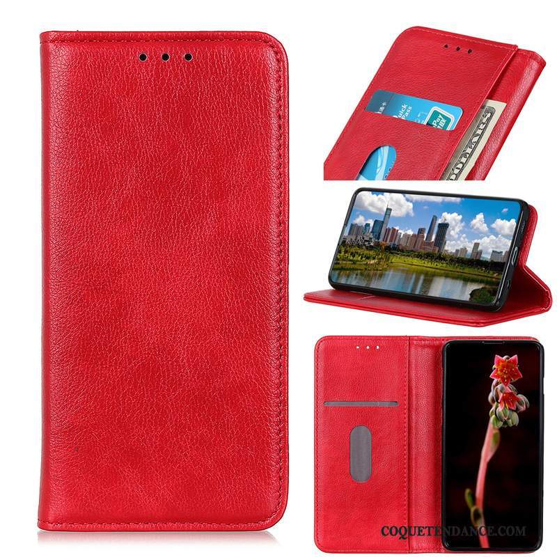 Nokia 2.3 Coque Magnétisme Rouge Modèle Fleurie De Téléphone Étui