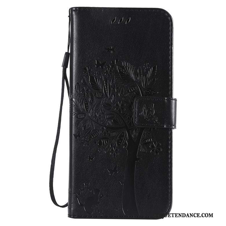 Nokia 2.3 Coque Étui En Cuir Noir Fluide Doux Protection Clamshell