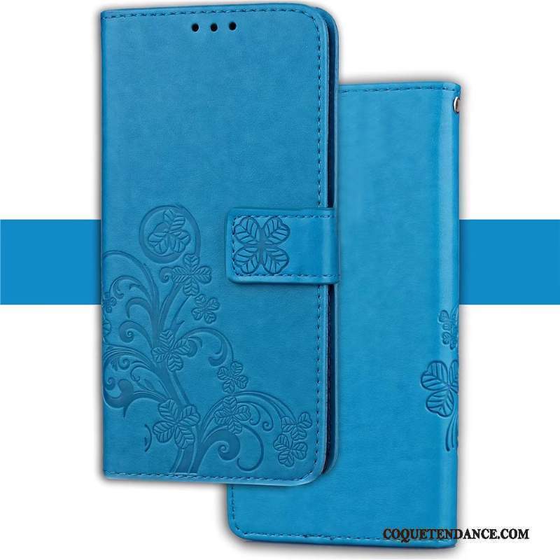 Nokia 3 Coque Fluide Doux Bleu Protection Étui En Cuir De Téléphone