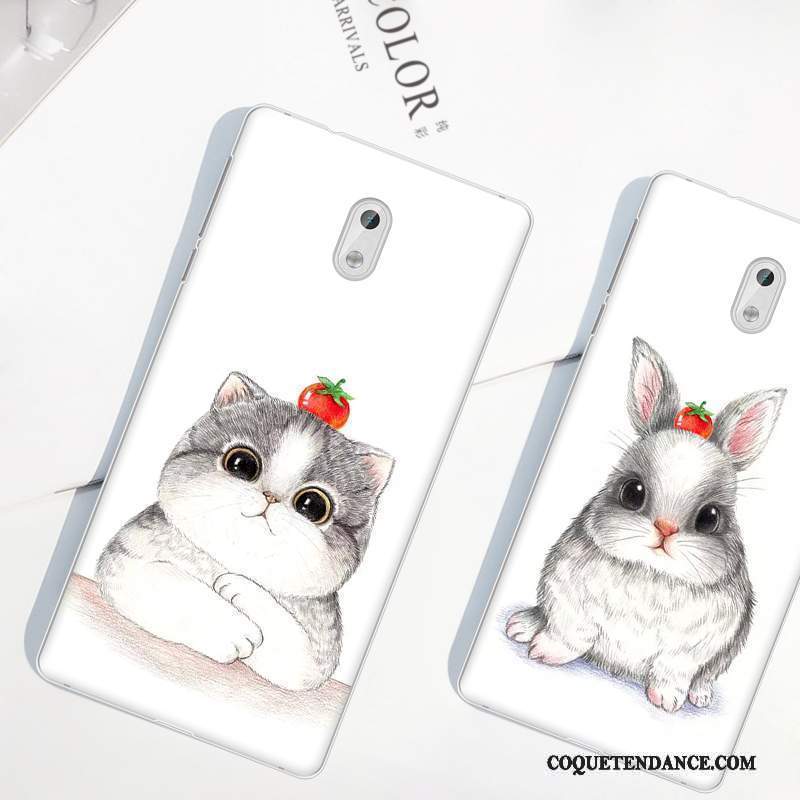 Nokia 3 Coque Tendance Peinture Étui Blanc