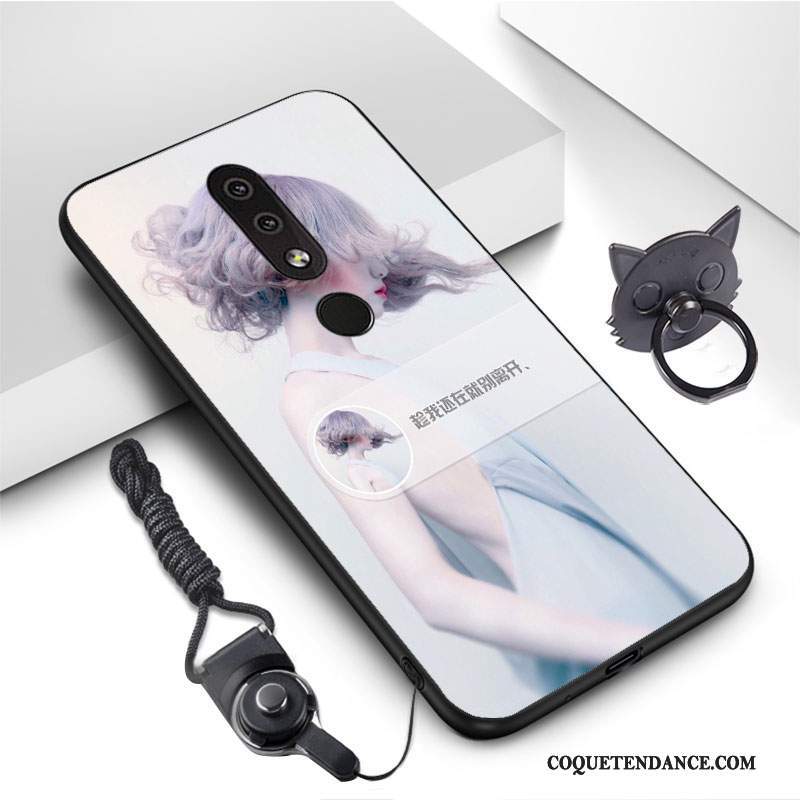 Nokia 4.2 Coque Clair Étui Blanc Vent De Téléphone