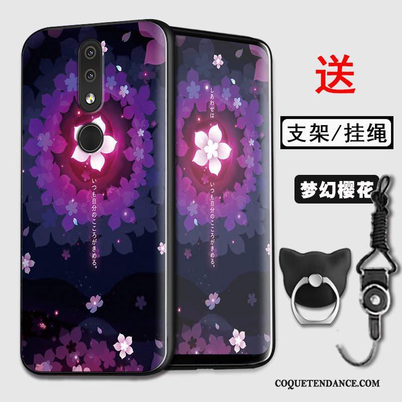 Nokia 4.2 Coque Tendance Violet Tout Compris De Téléphone Incassable