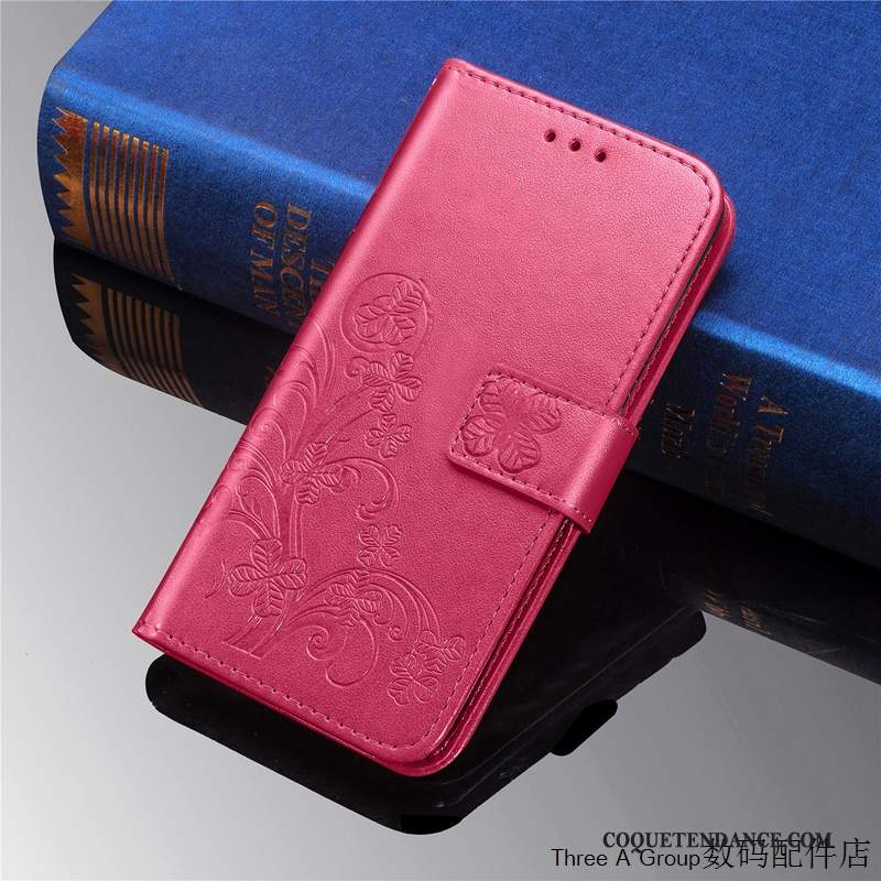 Nokia 5.3 Coque Rouge Étui En Cuir Carte De Téléphone Housse